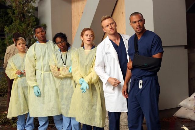Grey's Anatomy - Die jungen Ärzte : Bild Jesse Williams, Jerrika Hinton, Gaius Charles, Sarah Drew, Tina Majorino
