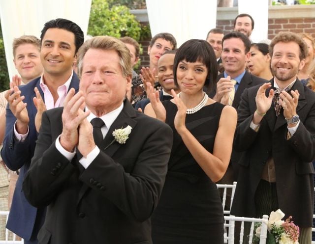 Bild Ryan O'Neal, T.J. Thyne, Tamara Taylor, Pej Vahdat