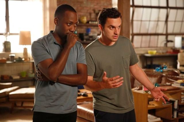 New Girl : Bild Jake Johnson, Lamorne Morris