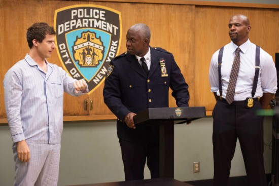 Brooklyn Nine-Nine : Bild Andy Samberg, Andre Braugher, Terry Crews
