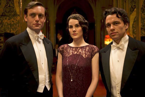 Downton Abbey : Bild Julian Ovenden, Brendan Patricks, Michelle Dockery