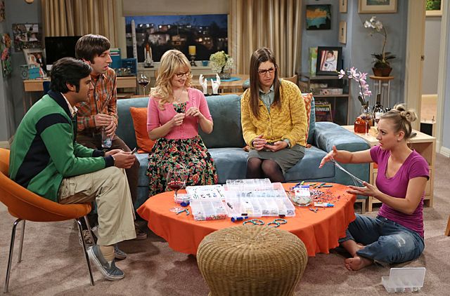 The Big Bang Theory : Bild Kaley Cuoco, Kunal Nayyar, Melissa Rauch, Simon Helberg, Mayim Bialik