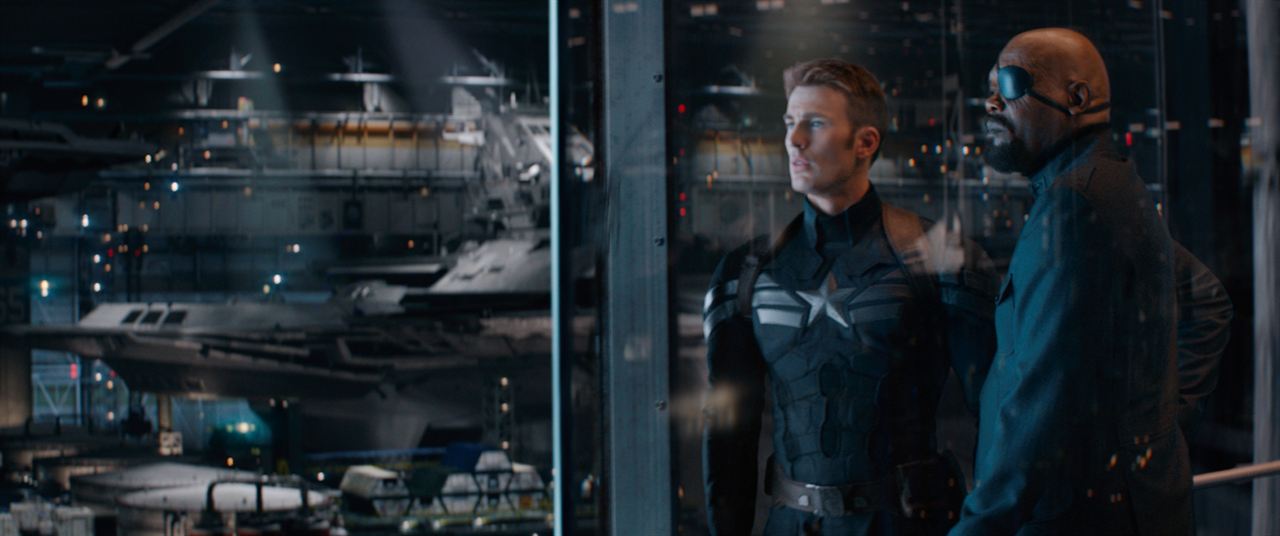 Captain America 2: The Return Of The First Avenger : Bild Samuel L. Jackson, Chris Evans