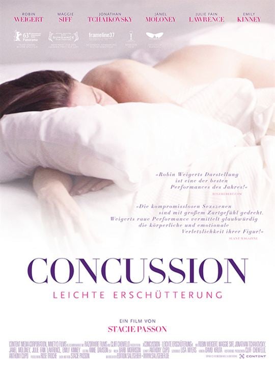 Concussion - Leichte Erschütterung : Kinoposter