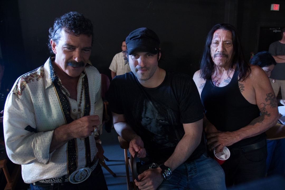Machete 2: Machete Kills : Bild Danny Trejo, Antonio Banderas, Robert Rodriguez