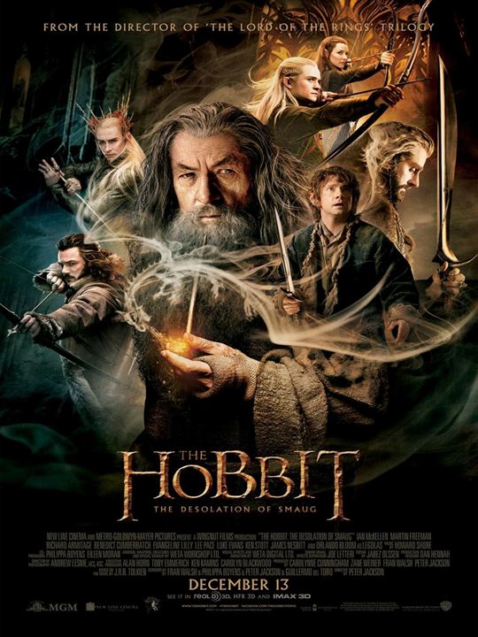 Der Hobbit: Smaugs Einöde : Kinoposter