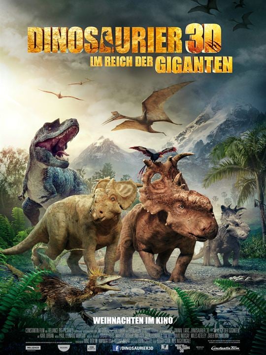 Dinosaurier 3D - Im Reich der Giganten : Kinoposter