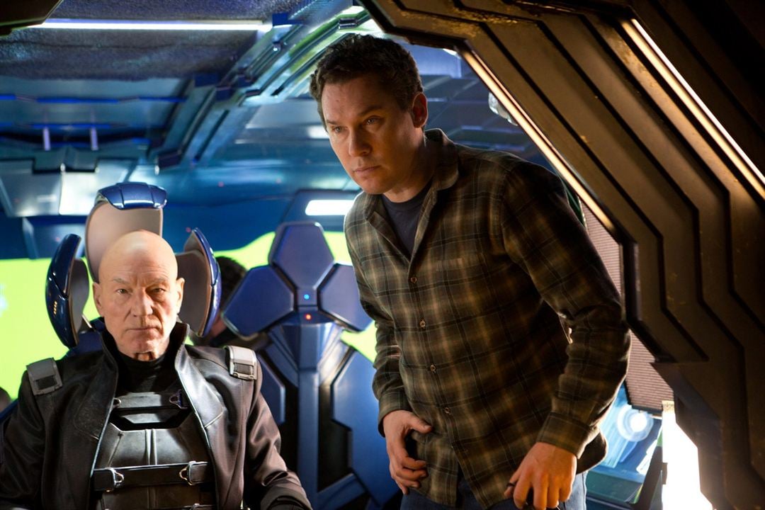 X-Men: Zukunft ist Vergangenheit : Bild Patrick Stewart, Bryan Singer