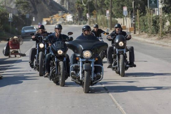 Sons Of Anarchy : Bild Tommy Flanagan, Charlie Hunnam, Rusty Coones, Theo Rossi, Kim Coates