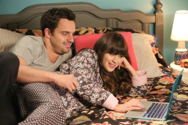 New Girl : Bild Jake Johnson, Zooey Deschanel