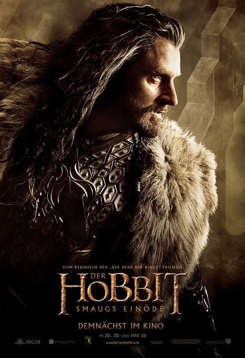 Der Hobbit: Smaugs Einöde : Kinoposter Richard Armitage