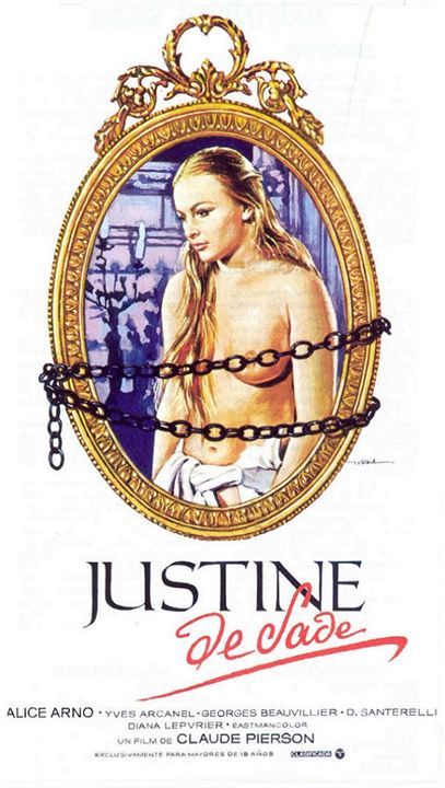 Justine - Lustschreie hinter Klostermauern : Kinoposter