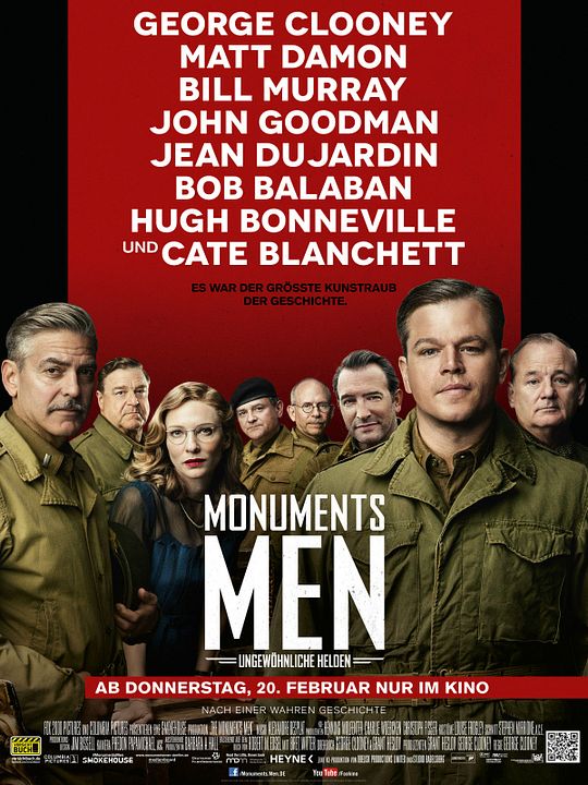 Monuments Men - Ungewöhnliche Helden : Kinoposter