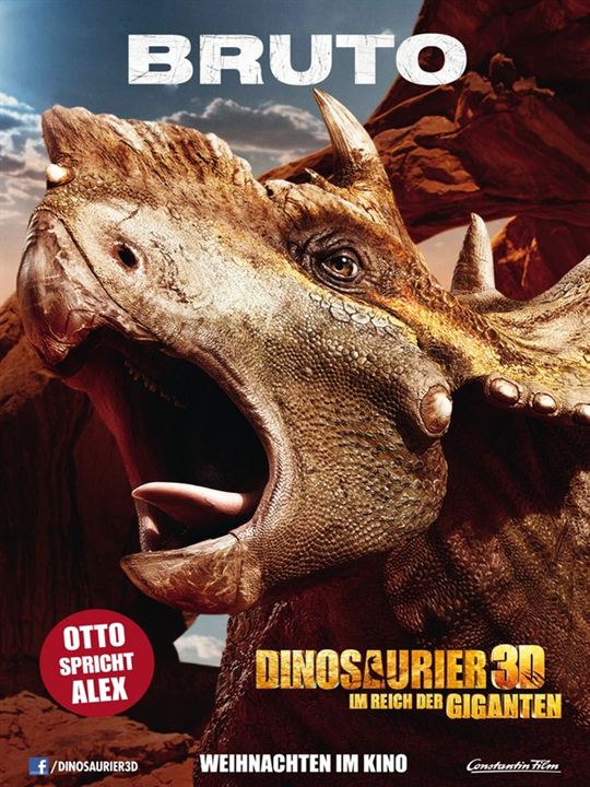 Dinosaurier 3D - Im Reich der Giganten : Kinoposter