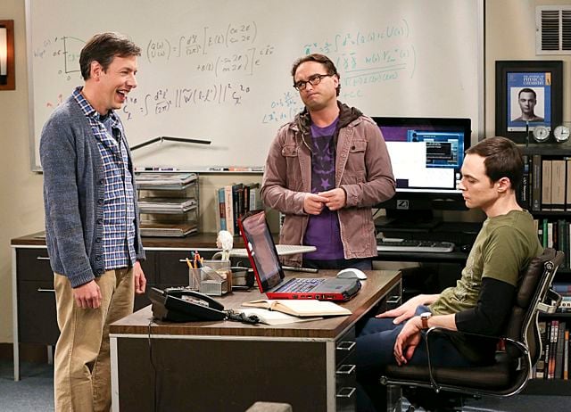 The Big Bang Theory : Bild Johnny Galecki, Jim Parsons, John Ross Bowie