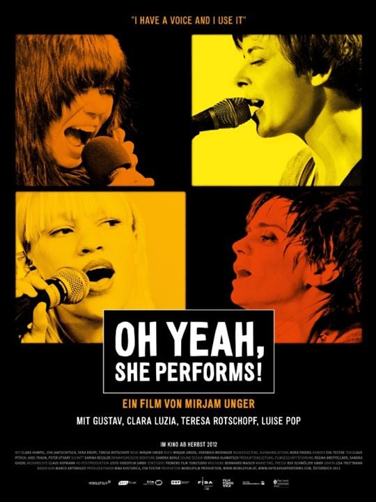 Oh Yeah, She Performs! : Kinoposter