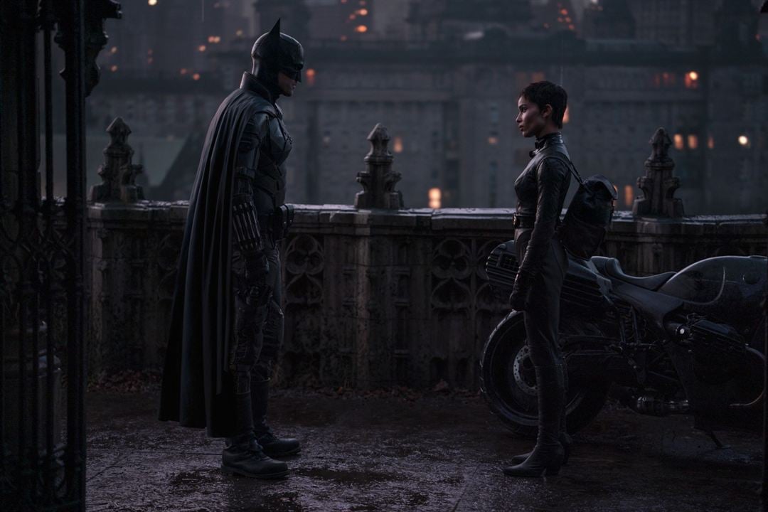 The Batman : Bild Robert Pattinson, Zoë Kravitz