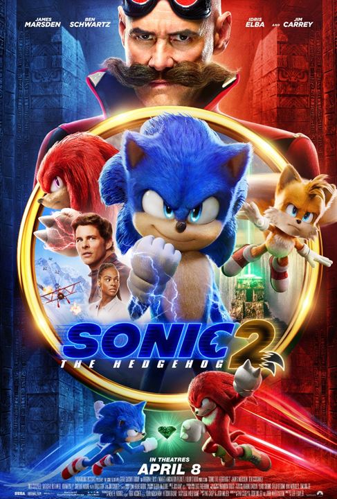 Sonic The Hedgehog 2 : Kinoposter