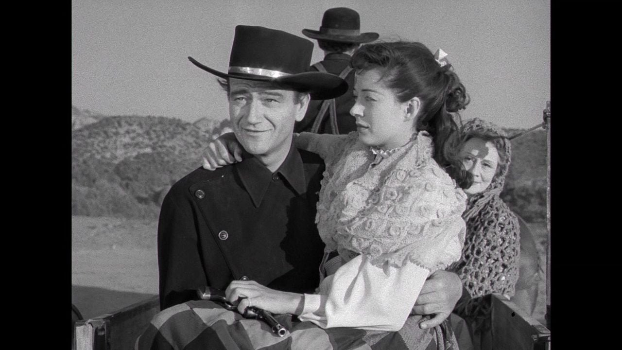 Der schwarze Reiter : Bild Gail Russell, John Wayne