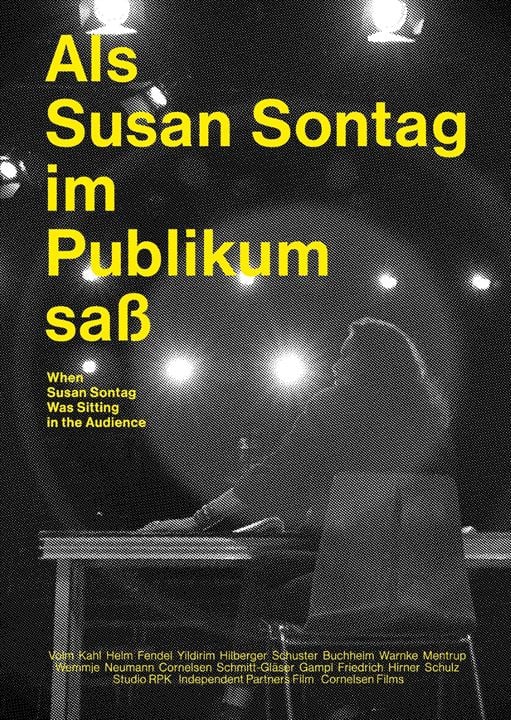 Als Susan Sontag im Publikum saß : Kinoposter