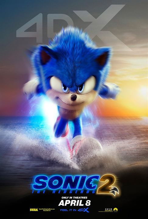 Sonic The Hedgehog 2 : Kinoposter