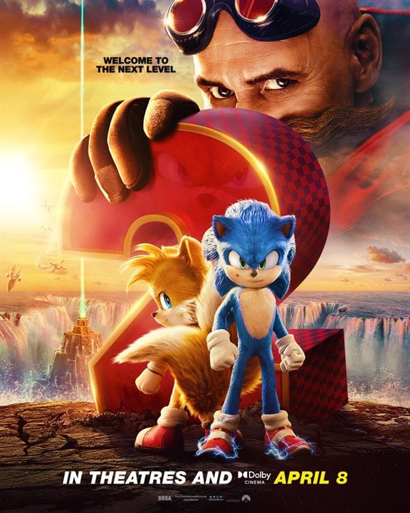 Sonic The Hedgehog 2 : Kinoposter