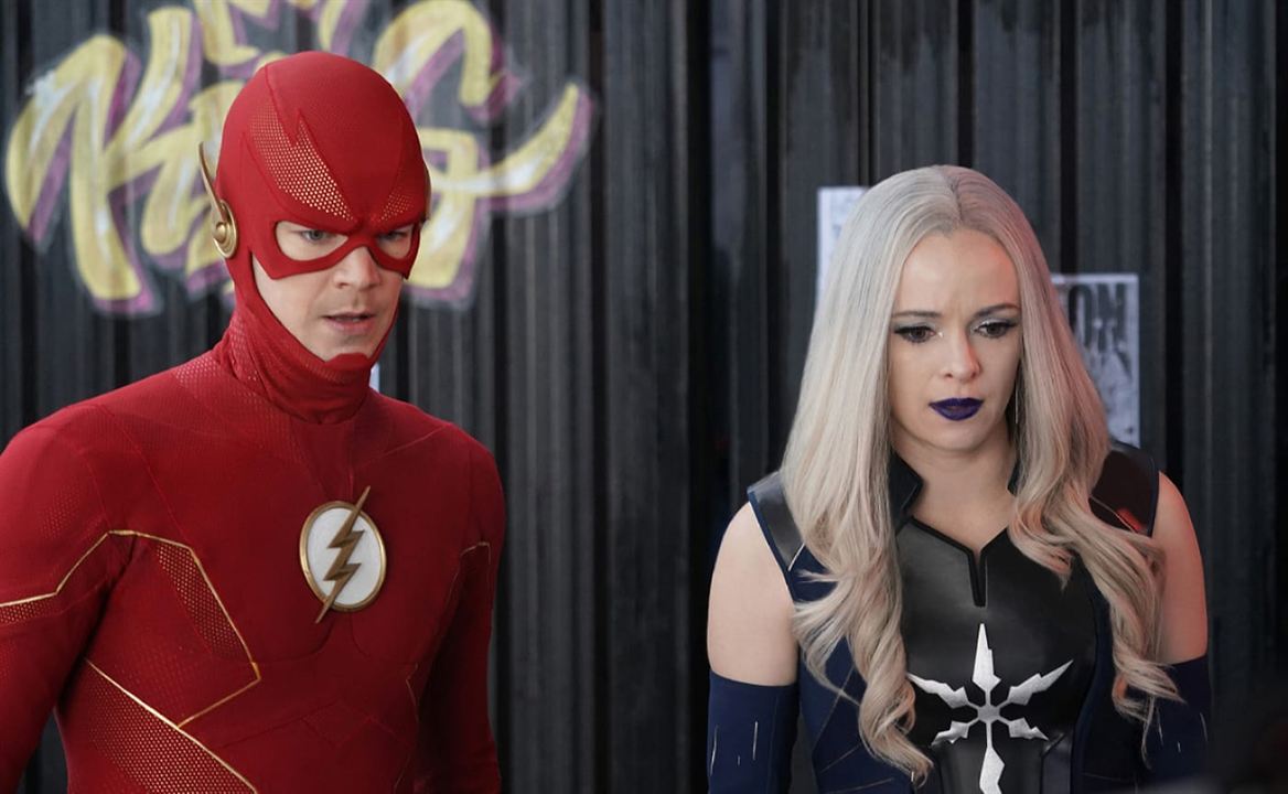 The Flash : Bild Grant Gustin, Danielle Panabaker