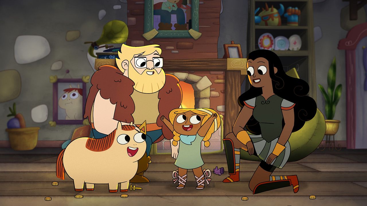 Tannenzäpfchen und ihr Pony : Bild