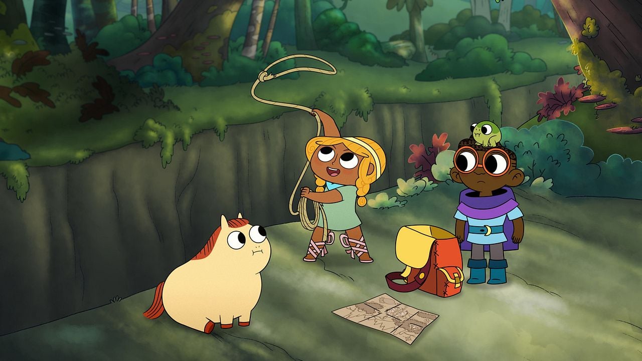 Tannenzäpfchen und ihr Pony : Bild