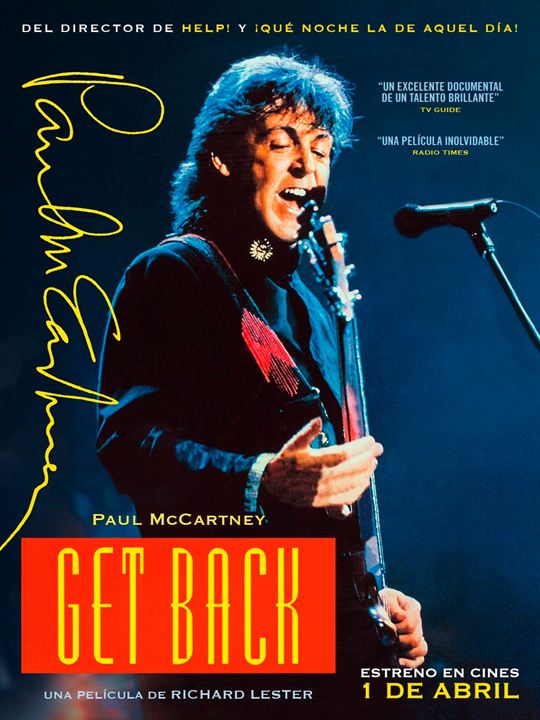 Paul McCartney's Get Back : Kinoposter