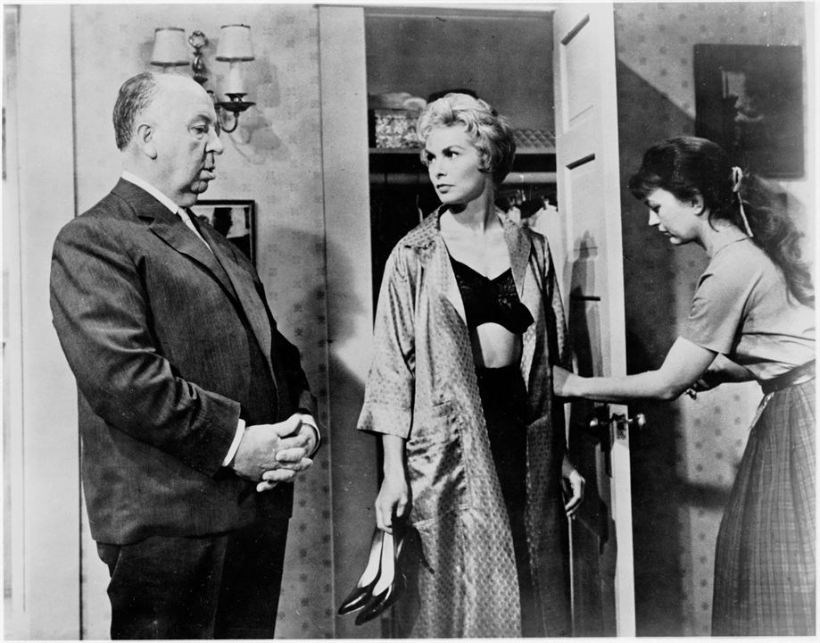 Psycho : Bild Alfred Hitchcock, Janet Leigh