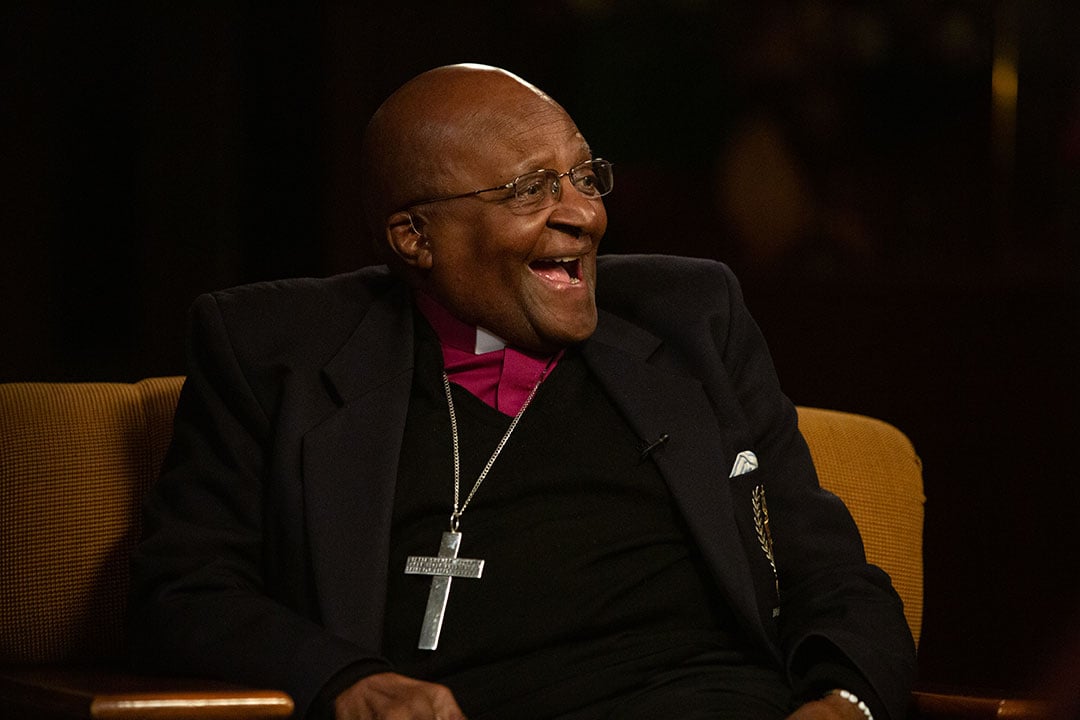 Mission: Joy - Zuversicht & Freude in bewegten Zeiten : Bild Desmond Tutu