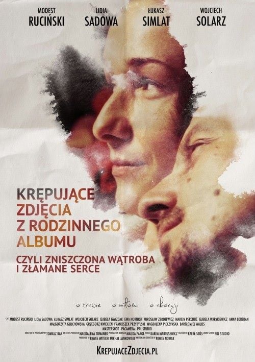 Krepujace zdjecia z rodzinnego albumu, czyli zniszczona watroba i zlamane serce : Kinoposter