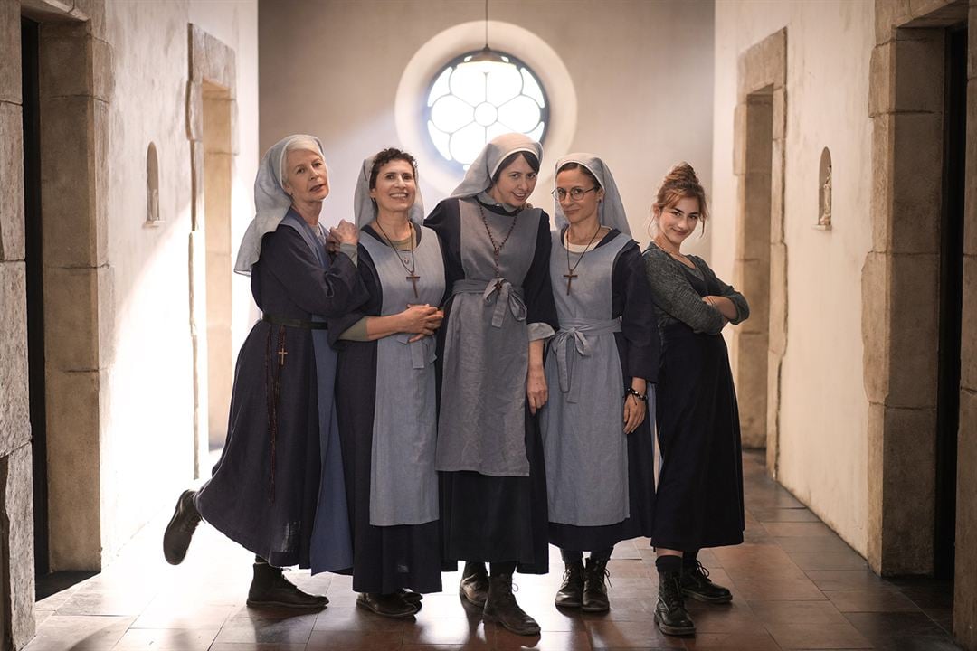 Das Nonnenrennen : Bild Guilaine Londez, Valérie Bonneton, Louise Malek, Camille Chamoux, Claire Nadeau