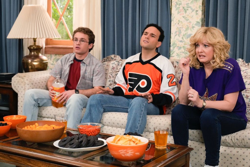 Die Goldbergs : Bild Wendi McLendon-Covey, Sean Giambrone, Troy Gentile