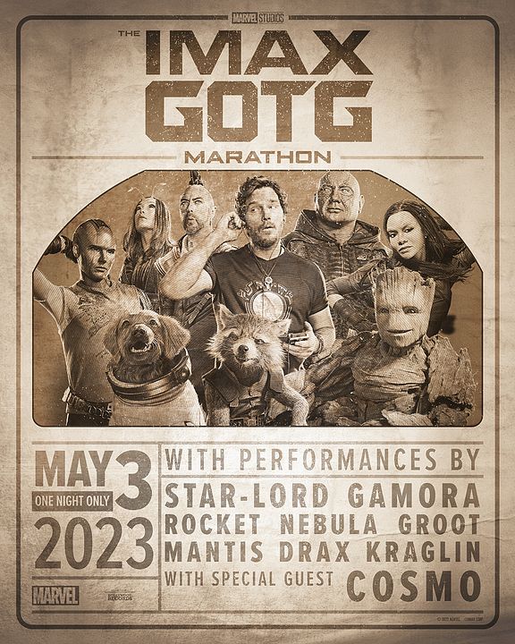 Guardians Of The Galaxy Volume 3 : Kinoposter