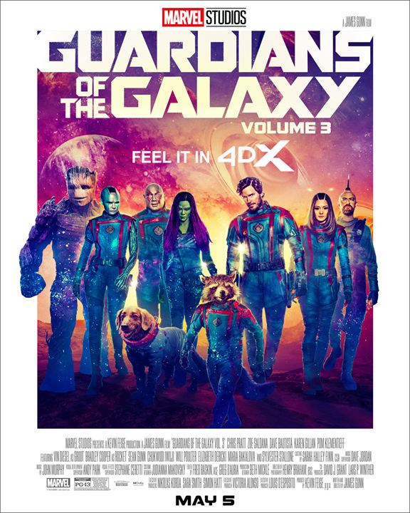 Guardians Of The Galaxy Volume 3 : Kinoposter