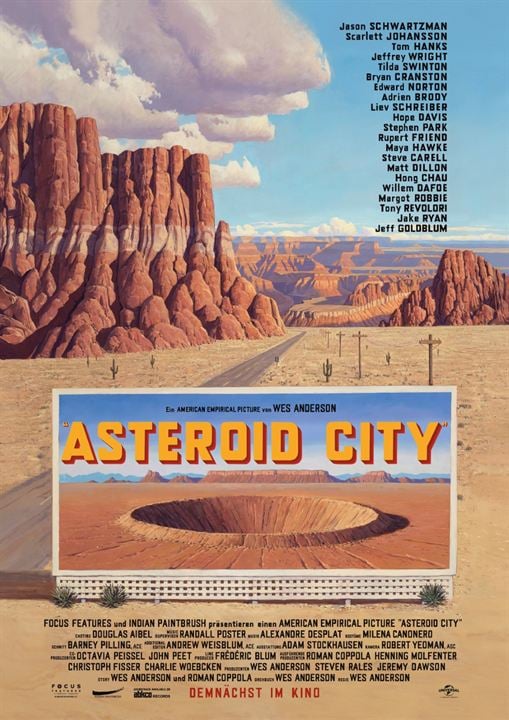 Asteroid City : Kinoposter