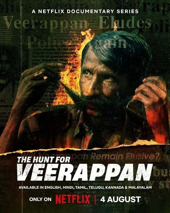 Die Jagd auf Veerappan : Kinoposter