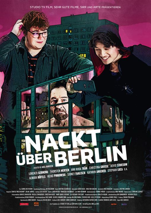 Nackt über Berlin : Kinoposter