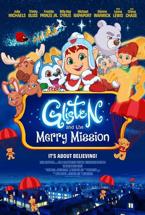 Glisten and the Merry Mission : Kinoposter