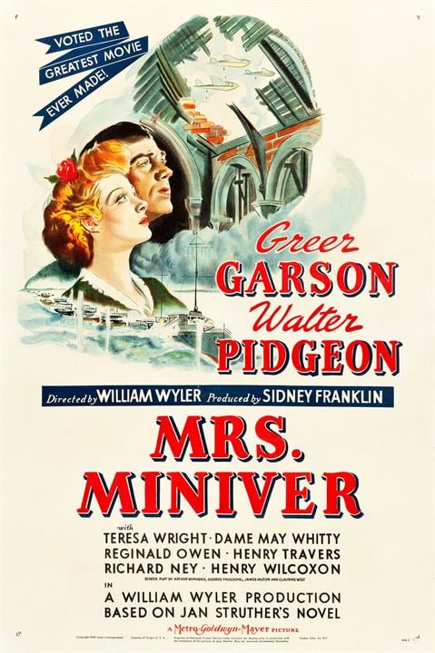 Mrs. Miniver : Kinoposter