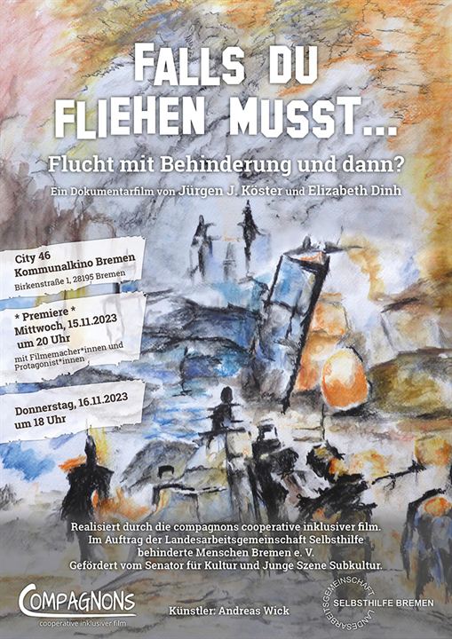 Falls Du fliehen musst… Flucht mit Behinderung und dann? : Kinoposter