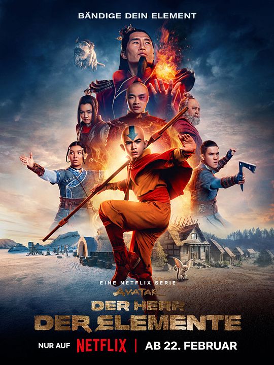 Avatar - Der Herr der Elemente : Kinoposter