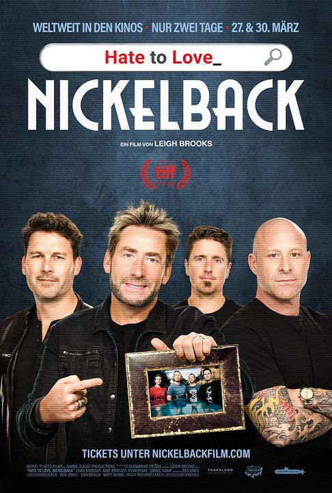 Hate to Love: Nickelback : Kinoposter