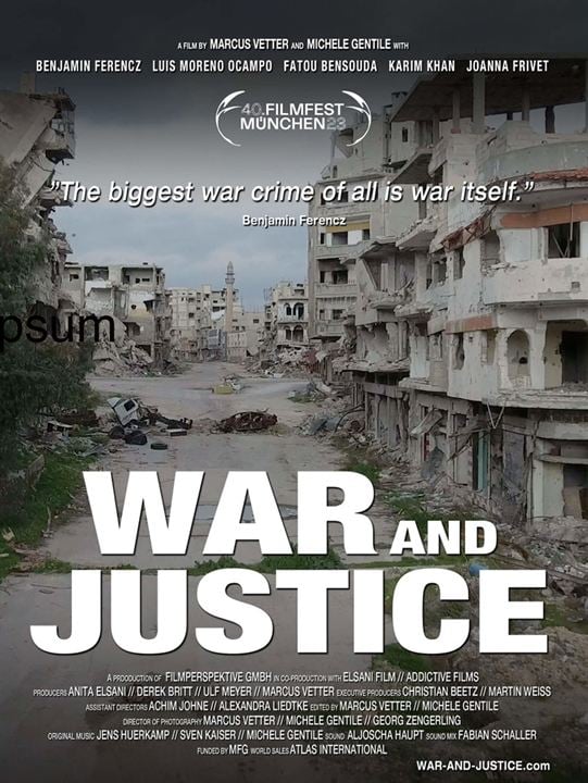 War & Justice : Kinoposter