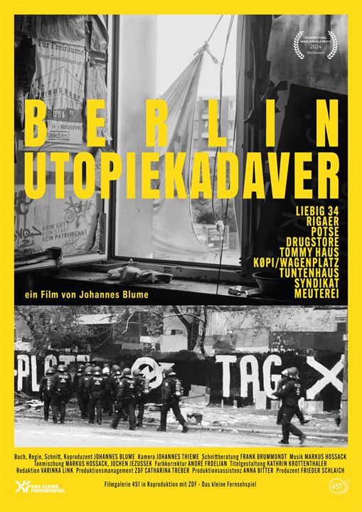 Berlin Utopiekadaver : Kinoposter