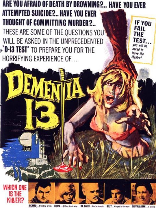 Dementia 13 : Kinoposter