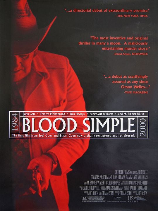 Blood Simple - Eine mörderische Nacht : Kinoposter