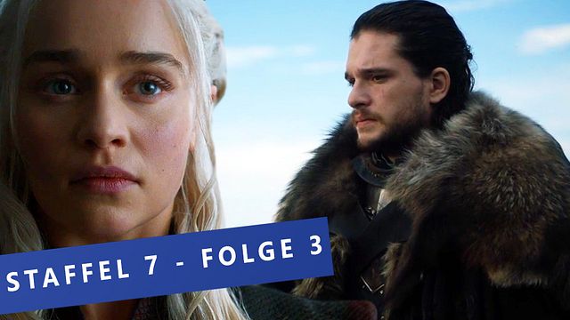Folge 3 von "Game Of Thrones" bringt uns das Treffen der Treffen: Daenerys Targaryen trifft auf Jon Snow. Doch das ist noch nicht alles, Cersei bekommt von Euron endlich ihr Geschenk und ein weiterer Stark kehrt zurück nach Winterfell. Was noch alles passiert, erfahrt ihr im Video.